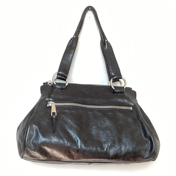 HOBO Leather Over-the-Shoulder Satchel Handbag - Picture 3 of 12